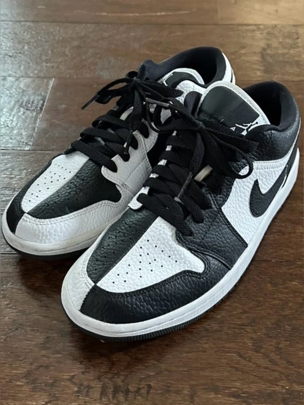 Nike Air Jordan 1 Low SE Homage Split White/ Black-size 8 women’s like new - Picture 6 of 16